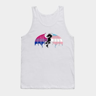 Bi + Trans Pride Dragon Tank Top